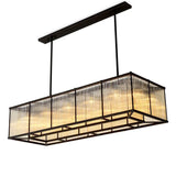 Chandelier Bernardi Rectangular
Bronze highlight finish | vintage glass