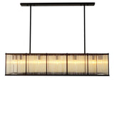 Chandelier Bernardi Rectangular
Bronze highlight finish | vintage glass