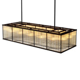 Chandelier Bernardi Rectangular
Bronze highlight finish | vintage glass