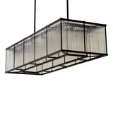 Chandelier Bernardi Rectangular
Bronze highlight finish | vintage glass