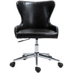 Hendrix Faux Leather Office Chair - Rich Chrome Base