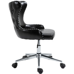 Hendrix Faux Leather Office Chair - Rich Chrome Base