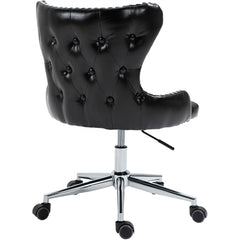 Hendrix Faux Leather Office Chair - Rich Chrome Base