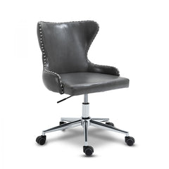 Hendrix Faux Leather Office Chair - Rich Chrome Base