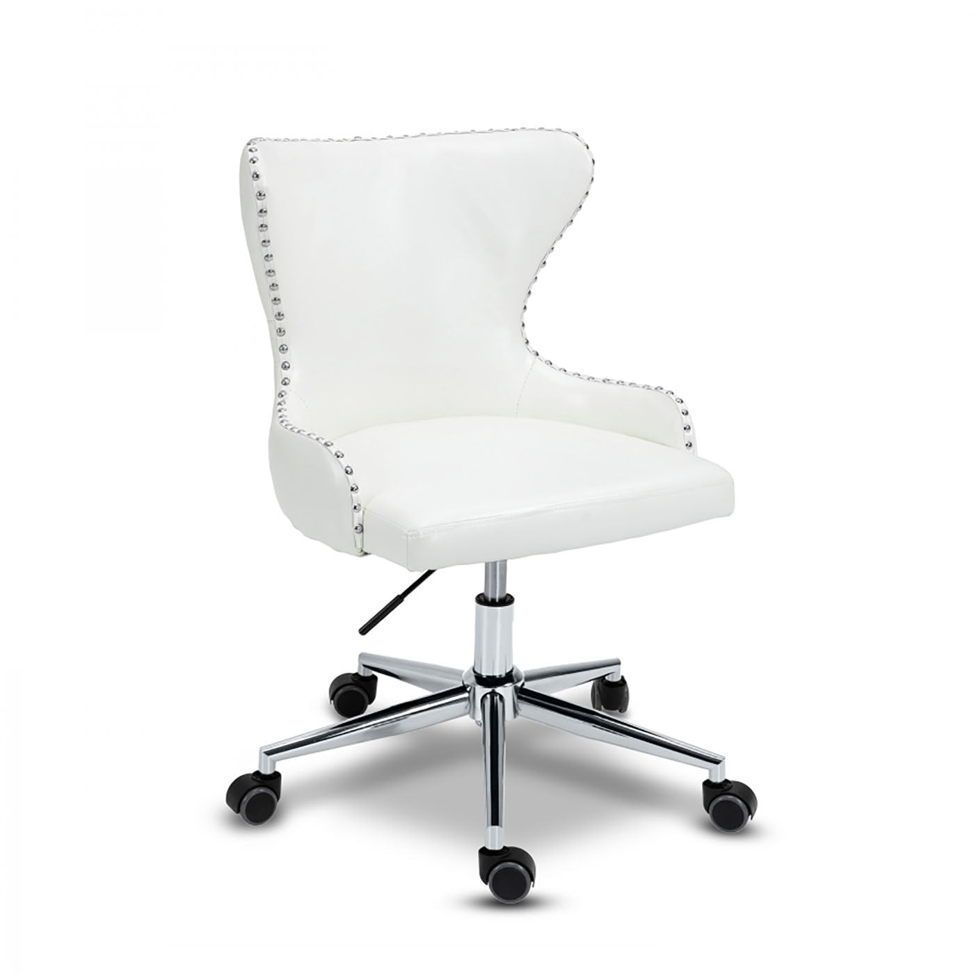 Hendrix Faux Leather Office Chair - Rich Chrome Base