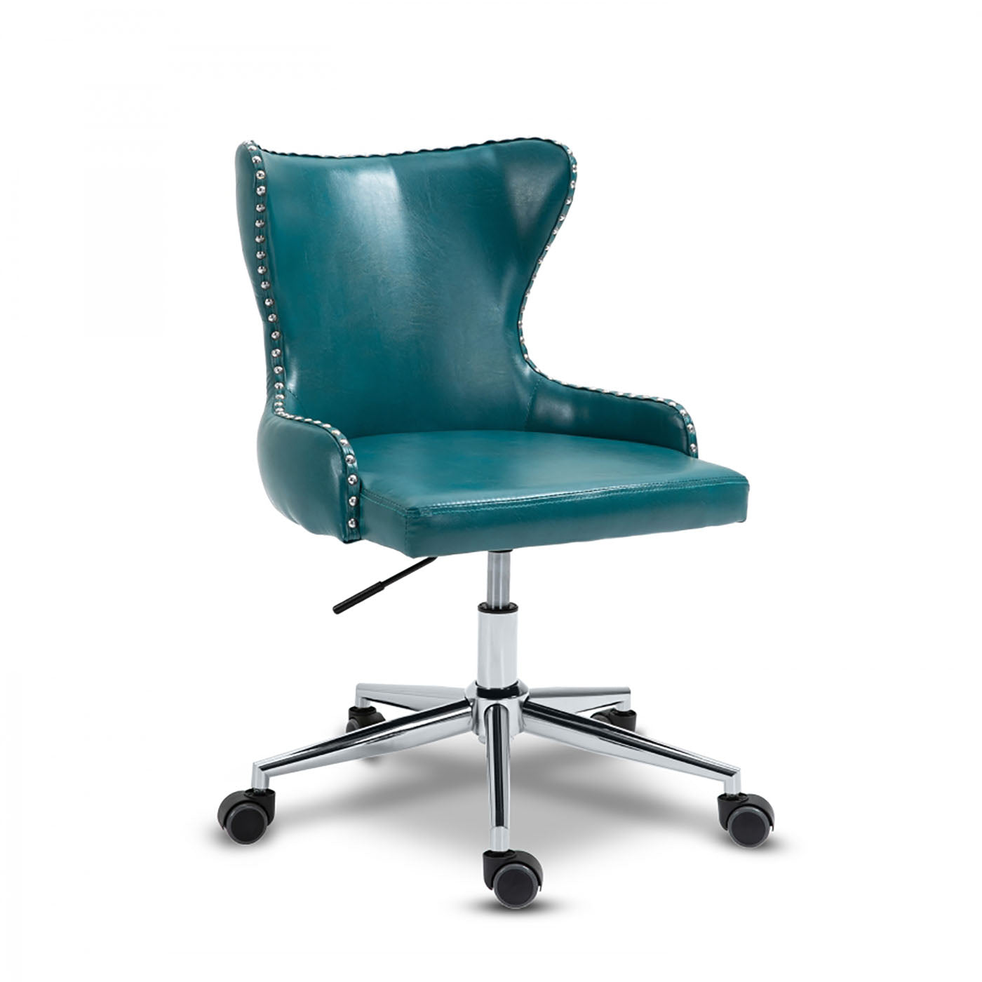 Hendrix Faux Leather Office Chair - Rich Chrome Base