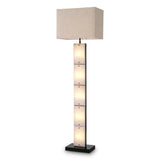 Floor Lamp Ortiz
Bronze highlight finish | alabaster