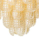 Chandelier Chaves S
Champagne-colored glass | antique brass finish