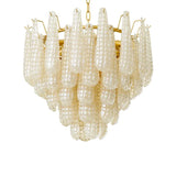 Chandelier Chaves S
Champagne-colored glass | antique brass finish