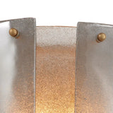Wall Lamp Asinara
Antique brass finish | smoke glass