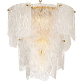 Chandelier Asinara S
Antique brass finish | textured glass