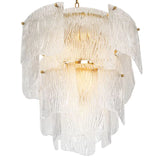 Chandelier Asinara S
Antique brass finish | textured glass