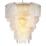 Chandelier Asinara L
Antique brass finish | textured glass