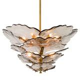 Chandelier Florina
Antique brass finish | smoke glass