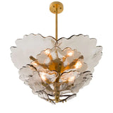 Chandelier Florina
Antique brass finish | smoke glass