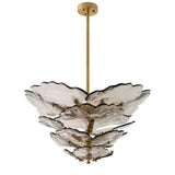 Chandelier Florina
Antique brass finish | smoke glass