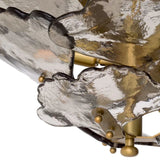 Chandelier Florina
Antique brass finish | smoke glass