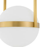 Ceiling Lamp Dover
White glass | antique brass finish