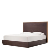Bed Frame Camelot King size
Brown oak veneer | brushed brass finish