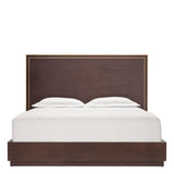 Bed Frame Camelot King size
Brown oak veneer | brushed brass finish