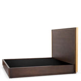 Bed Frame Camelot King size
Brown oak veneer | brushed brass finish