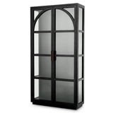 Cabinet San Bernardino
Classic black finish | clear glass | bronze finish