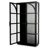 Cabinet San Bernardino
Classic black finish | clear glass | bronze finish