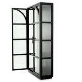 Cabinet San Bernardino
Classic black finish | clear glass | bronze finish