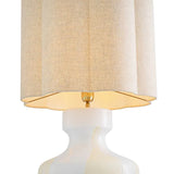 Table Lamp Lorena
White drip-effect | vintage brass finish