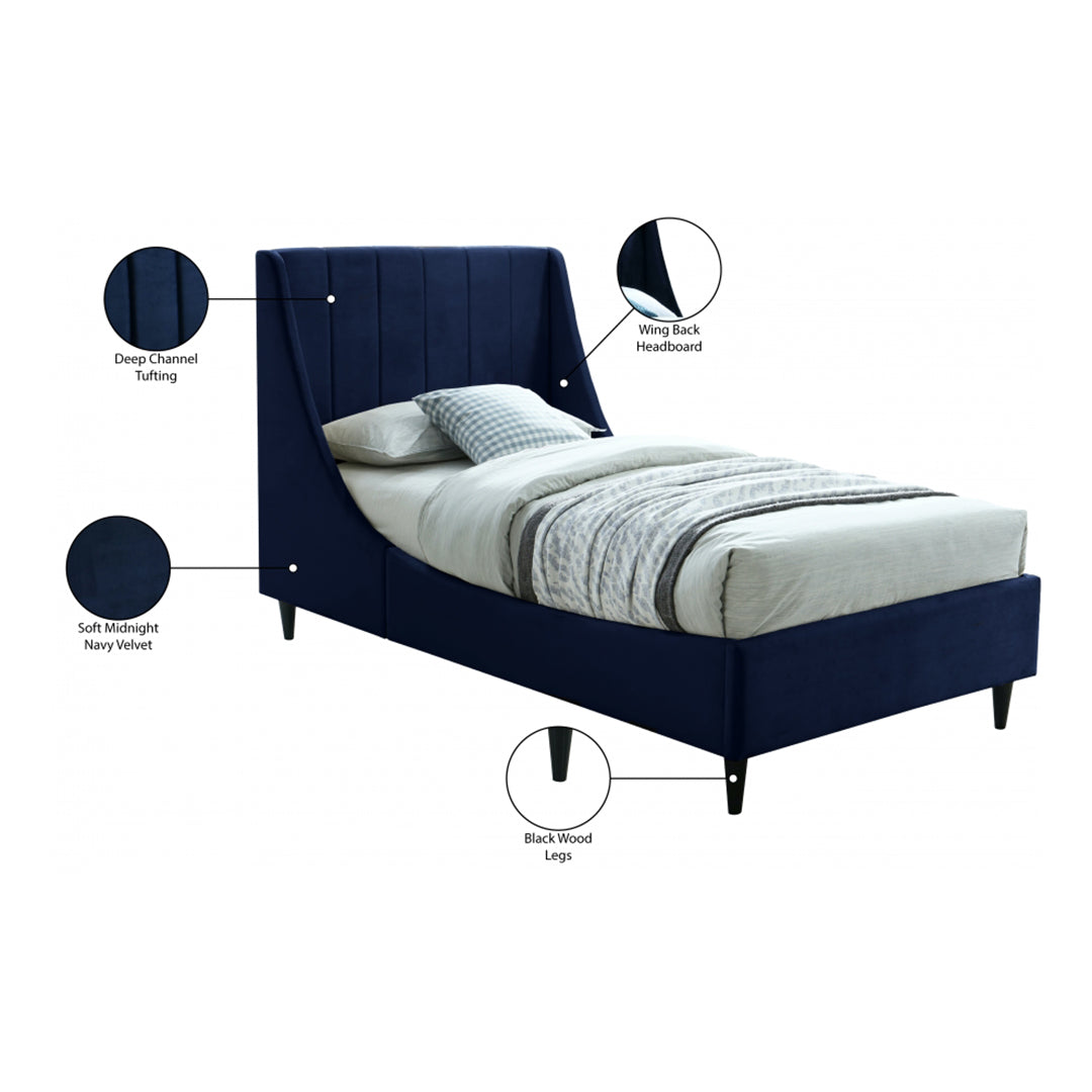 Eva Velvet Bed