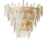 Chandelier Rhombus S
Antique brass finish | handmade glass