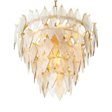 Chandelier Rhombus S
Antique brass finish | handmade glass