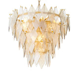Chandelier Rhombus S
Antique brass finish | handmade glass