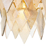 Chandelier Rhombus S
Antique brass finish | handmade glass