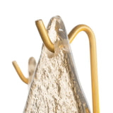 Wall Lamp Rhombus
Antique brass finish | handmade glas