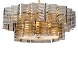 Chandelier Silvano
Smoke glass | frosted glass | antique brass finish