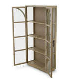 Cabinet San Bernardino
Washed oak veneer | clear glass | bronze finish