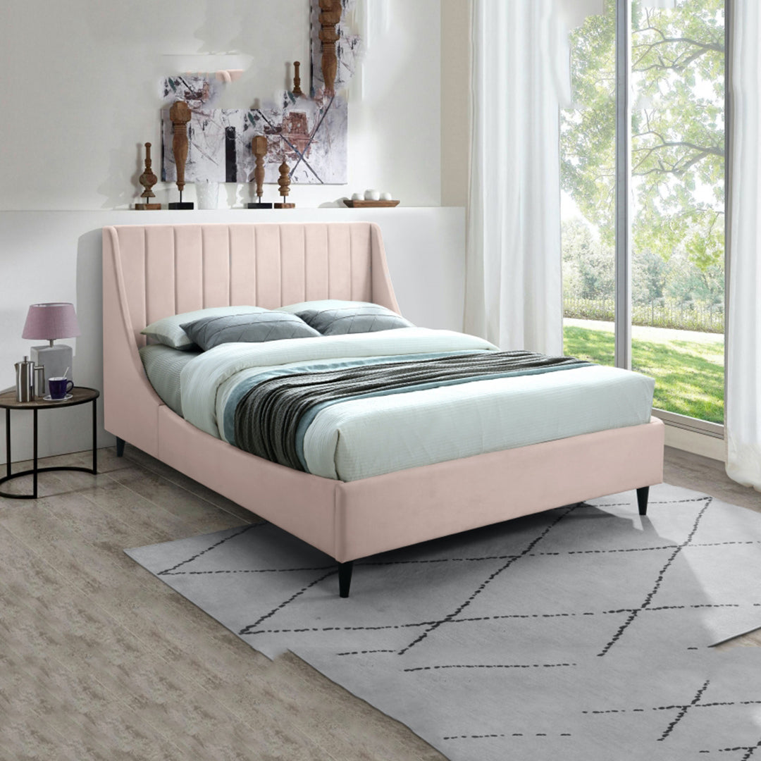 Eva Velvet King Bed