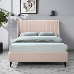 Eva Velvet King Bed