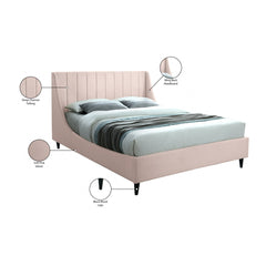 Eva Velvet King Bed