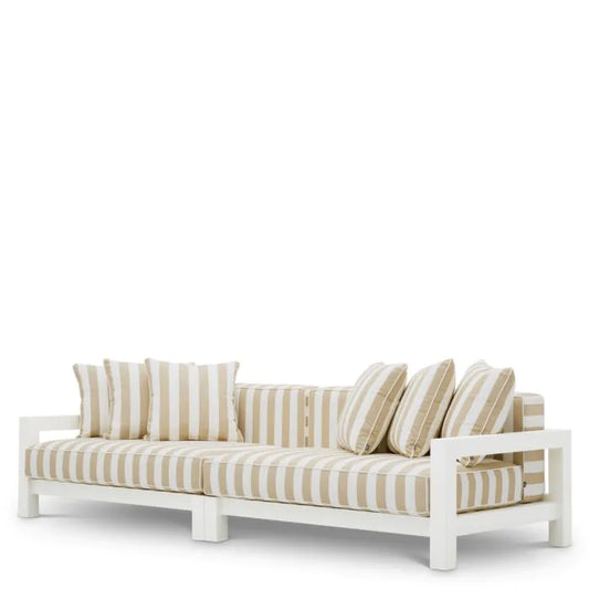 Outdoor Sofa Cap-Antibes
Matte white finish | florent beige