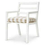 Outdoor Dining Chair Delta
Matte white finish | florent beige