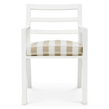 Outdoor Dining Chair Delta
Matte white finish | florent beige