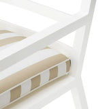 Outdoor Dining Chair Delta
Matte white finish | florent beige