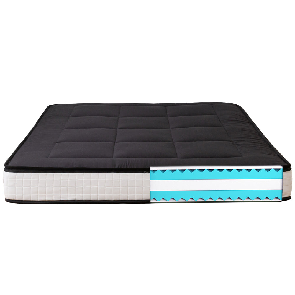 MAXYOYO Padded Japanese Floor Mattress, Black Foldable Roll Up Futon Mattress