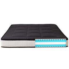 SereneComfort Premium FeatherTouch 6" Futon Mattress, Black