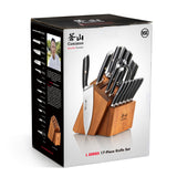 L & L1 Series 17-Piece Knife Set, Forged German Steel
