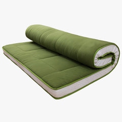 MAXYOYO Padded Japanese Floor Mattress, Green Foldable Roll Up Futon Mattress