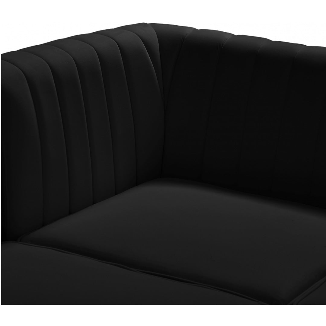 Alina Velvet Modular Corner Chair