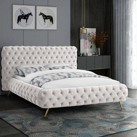 Delano Velvet Queen Bed